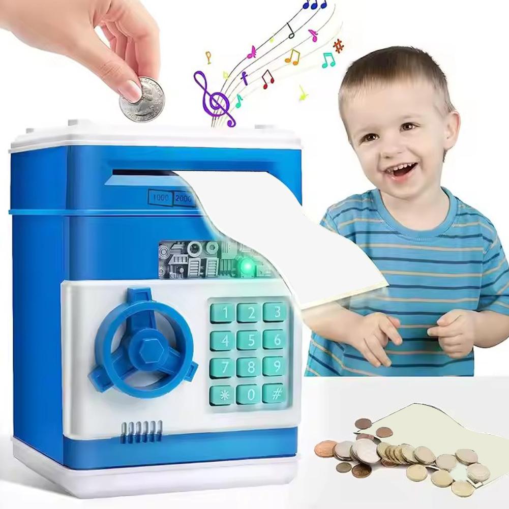Electronic Creative Piggy Bank - Coin Operated Kiddie Ride recension och pris