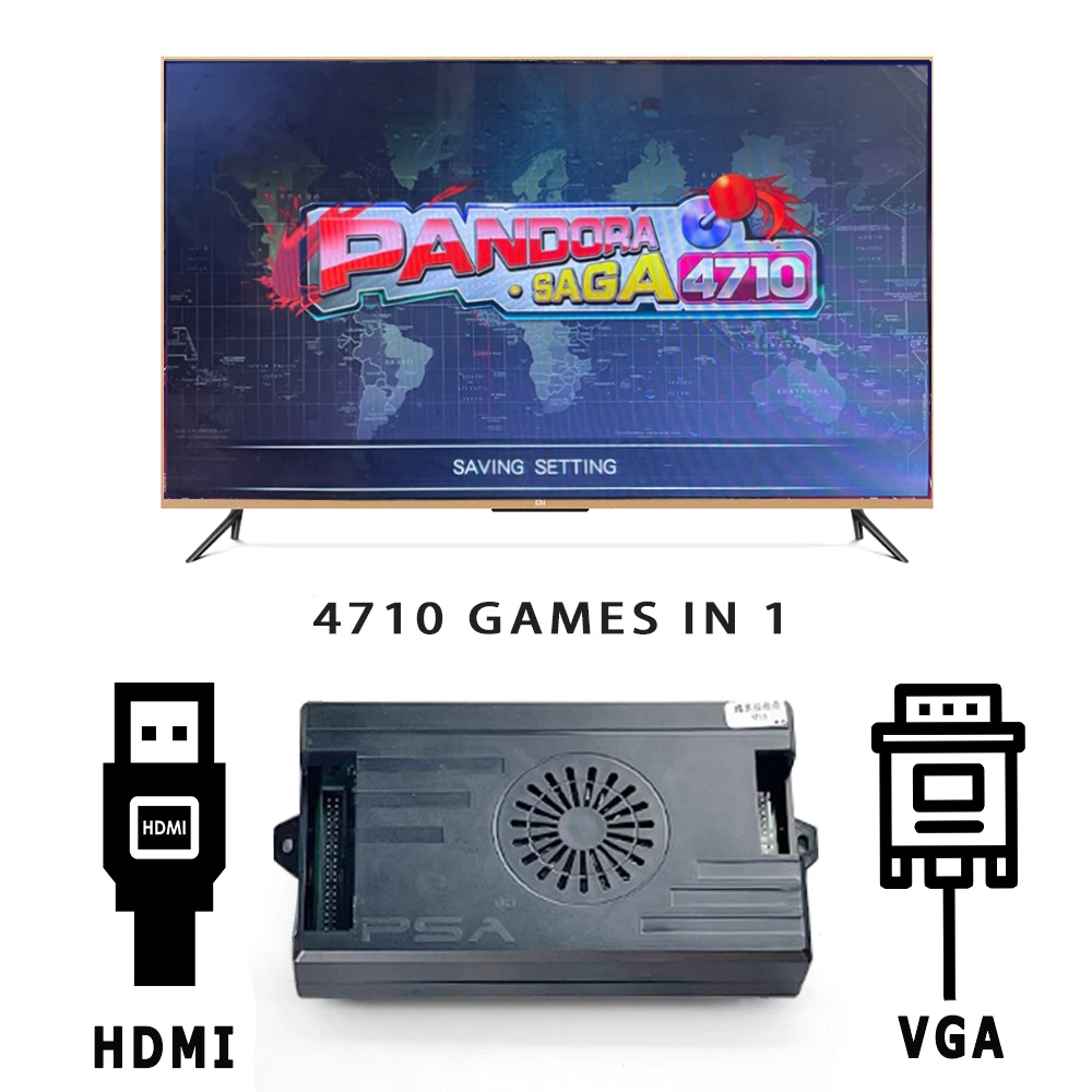 2 Player 4710 in 1 Pandora Sag - Trackball Controller Arcade recension och pris