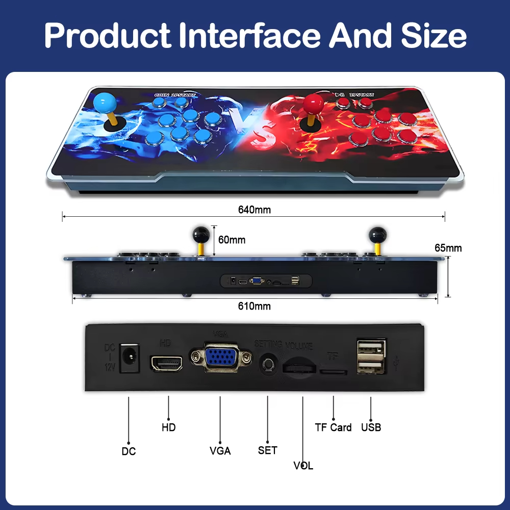 29800 In 1 Arcade Console 3D R - Trackball Controller Arcade recension och pris