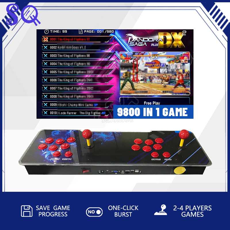 Pandora Saga DX 9800 All in On - Trackball Controller Arcade recension och pris