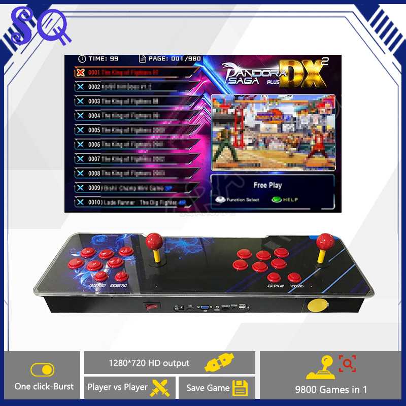 Pandora Saga DX 9800 All in On - Trackball Controller Arcade recension och pris